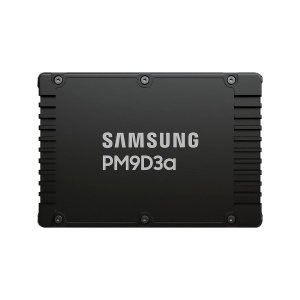 Твердотельный накопитель SSD Samsung MZWL67T6HBLC-00AW7 2.5 U.2, 7680GB, PM9D3a, 12k/6000 MB/s, 2000k/300k IOPS, NVME Gen 5, 1DWPD (5Y)