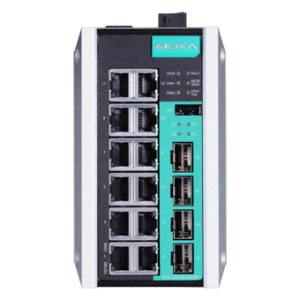 Коммутатор 12 x 10/100/1000BaseTX, 4 x 100/1000Base SFP, с расширенным диапазоном температур