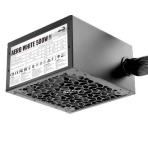 Блок питания AEROCOOL ATX 500W AERO WHITE 80+ (24+4+4pin) APFC 120mm fan 5xSATA RTL