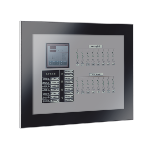 Промышленный монитор Nodka PANEL5000-C152-L с проекционно-емкостным сенсорным экраном. Дисплей 15", True Flat (плоскопанельный дизайн), пылевлагозащи