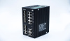 Управляемый коммутатор c 12 портами 10/100/1000Base-T(X) (8 портов с поддержкой PoE+), 8 портами 100/1000BaseSFP, 2 Combo-портами (10/100/1000BaseTX и