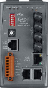 Коммутатор 3 x 10/100BaseTX, 2 x 100BaseFX, многомод, разъем ST, кольцевое резервирование