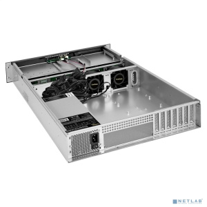 Exegate EX295864RUS Серверный корпус ExeGate Pro 2U660-HS08 <RM 19", высота 2U, глубина 660, БП 2U-800ADS, 8xHotSwap, USB>