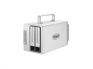 TerraMaster TD2-Thunderbolt3 DAS tower/JBOD,RAID0,1/up to 2 HS SATA(3,5' or 2,5')/1xDP1.4/2x40GbThunderbolt3/1xPS/1YW