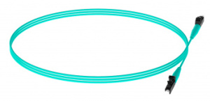 Патч-корд Panduit FZ2ELLNLNSNM010 2x50/125 OM4 LC дуплекс-LC дуплекс 10м LSZH аквамарин