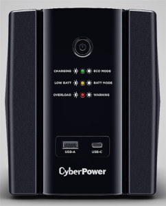 Источник бесперебойного питания CyberPower UT1500EG Line-Interactive 1500VA/900W USB/RJ11/45/USB charger A/C NEW (существенное повреждение коробки)