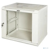 Шкаф настенный серии Pro, 9U 600x450, стеклянная дверь