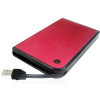 Корпус AGESTAR 3UB2A14 (RED) Внешний для HDD/SSD 3UB2A14 SATA II пластик/алюминий красный 2.5"
