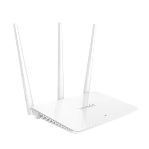 Маршрутизатор Tenda F3 Wi-Fi роутер N300 до 300 Мбит/с на 2,4 ГГц, 3x5dBi антенны, LAN 3x10/100 Мбит/с, WAN 1x10/100 Мбит/с