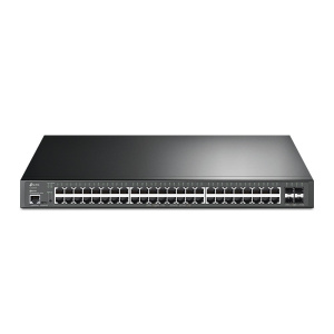 Коммутатор TP-Link SMB TP-Link TL-SG3452XP Управляемый JetStream уровня 2+ c 48 гигабитными портами PoE+ и 4 портами SFP+