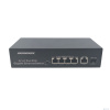 NEOMAX неуправляемый коммутатор NMS-106PoE-1000-S, 6 портов 1000 Mbps, 4xPoE + 1xSFP, металл