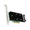 HBA-адаптер Broadcom 9400-16i SGL (05-50008-00 / 05-50008-00012) PCIe 3.1 x8 LP, Tri-Mode SAS/SATA/NVMe 12G HBA, 16port(4*int SFF8643), 3416 IOC