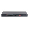 DAHUA DH-S3218-16ET-135 16-портовый неуправляемый коммутатор с РоЕ, 16xRJ45 100Mb, 2хКомбо SFP/RJ45 1Gb uplink, суммарно до 135Вт, коммутация 7.2 Гбит DAHUA DH-S3218-16ET-135 16-портовый неуправляемый коммутатор с РоЕ, 16xRJ45 100Mb, 2хКомбо SFP/RJ45 1Gb uplink, суммарно до 135Вт, коммутация 7.2 Гбит