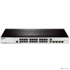 D-Link DES-3200-28/C1A Управляемый L2 коммутатор с 24 портами 10/100Base-TX, 2 портами 100/1000Base-X SFP и 2 комбо-портами 100/1000Base-T/SFP
