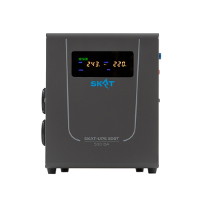 Источник бесперебойного питания (4501) SKAT-UPS 500T источник питания Line-Interactive 220В, 500ВА,работает от 1 внешней АКБ
