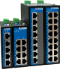 Неуправляемый промышленный Full Gigabit Ethernet коммутатор, 8 x 1G RJ45, питание 2 x 9~60VDC, монтаж на DIN-рейку