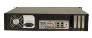 Промышленный компьютерный корпус RACK-220GBATX/A130С, монтаж в 19” стойку, 2U, Micro-ATX, 1 x 5.25, 1 х 3.5, 1 х внутренний 3,5 HDD, 2 x USB, цвет чер
