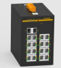 Управляемый коммутатор c 2 слотами 100/1000Base-X SFP , 16 портами 10/100Base-T(X) (разъем RJ45), два входа питания 12 В пост., 24 В пост., PROFINET
