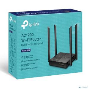 TP-Link Archer A64 Двухдиапазонный гигабитный роутер Wi-Fi AC1200 с поддержкой Mesh и MU-MIMO