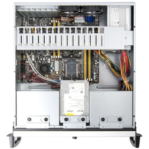 Корпус Chenbro RM42300-F2-U3 RM42300H11*13720, 4U 12*10.5" M/B,5.25"BAY*3+3.5"BAY*5,12CM FAN,17.5",BK CC1012,USB3.0,W/TWO