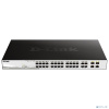 D-Link DGS-1210-28P/FL1A Управляемый L2 коммутатор с 24 портами 10/100/1000Base-T и 4 комбо-портами 100/1000Base-T/SFP (24 порта PoE 802.3af/at, РоЕ-б