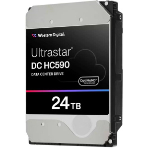 Жесткий диск серверный Western Digital 3.5" 24TB Ultrastar DC HC590 WUH722624ALE6L4 SATA