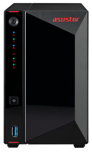 НАС сервер ASUSTOR AS5202T 2-Bay NAS/Media player/Intel Celeron J4005 2.0GHz up to 2.7GHz (Dual-Core), 2GB SO-DIMM DDR4, noHDD(HDD,SSD),/2x 2,5Gb (LA