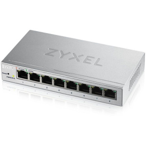 Коммутатор ZYXEL GS1200-8-EU0101F Smart GS1200-8, 8xGE, настольный, бесшумный, с поддержкой VLAN, IGMP, QoS и Link Aggregation