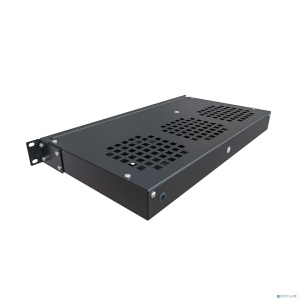 NTSS Модуль вентиляторный NTSS крепление на 19 1U, 3 элемента, электронный термоконтроллер, цифровой термодатчик, черный RAL 9005 NTSS-FAN3/19T-BL