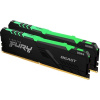 Kingston DRAM 16GB 3733MHz DDR4 CL19 DIMM (Kit of 2) FURY Beast RGB EAN: 740617318999 [KF437C19BBAK2/16]