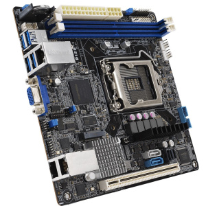 Материнская плата ASUS P12R-I LGA1200 mini-ITX 2xDDR4 PCIEx16 M.2 VGA 2xGLAN (507604)