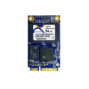 Промышленный флэш-накопитель CIE-MSM335MKD064GS. 64 Гб, STD, DOM-PCIE-SATA-64GB, промышленныйl MSATA модуль серия M335 Family(3D MLC), 0....+70°C<br><