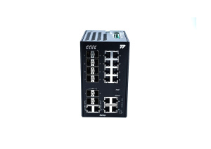 Управляемый коммутатор c 12 портами 10/100/1000Base-T(X) (разъем RJ45), 8 портами 10/100BaseSFP, 2 Combo-портами (10/100/1000BaseTX или 100/1000BaseSF