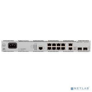 ELTEX MES2308 Коммутатор уровня L3, 10 портов 10/100/1000BASE-T (RJ-45), 2 порта 1000BASE-X (SFP), консольный порт RS-232 (RJ-45)