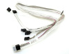 Кабель Supermicro CBL-SAST-0556 internal mini SAS HD to 4 SATA, 90/90/75/75cm w/75cm SB, S. 30AWG