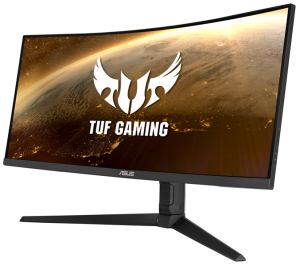 ASUS 34" TUF Gamming VG34VQL1B VA 1500R Curved 3440x1440 1ms 550cd HDR10 165Hz 2*HDMI 2*DP USB-Hub MM HAS Swivel Black