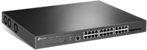 Коммутатор TP-Link JetStream SG3428XPP-M2 (L2+) 24x2.5Гбит/с 4xКомбо(10GBase-T/SFP+) 4SFP+ 16PoE+ 8PoE++ 500W управляемый