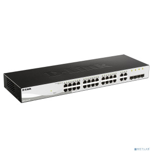 D-Link DGS-1210-28/FL1A Управляемый L2 коммутатор с 24 портами 10/100/1000Base-T и 4 комбо-портами 100/1000Base-T/SFP