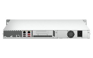 Сетевой RAID-накопитель, 4 отсека 3,5"/2,5", 2 порта 2,5 GbE, HDMI-порт, стоечное исполнение, 1 блок питания. Intel Celeron N5095 2,0 ГГц (2,9 ГГц),