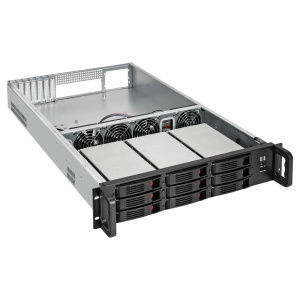 Корпус Exegate Pro 2U650-HS09 RM 19", высота 2U, глубина 650, без БП, 9xHotSwap, 2*USB