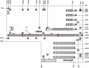 Кросс-плата PE-10S, PICMG 1.3, 10 слотовая, слоты расширения: 1xPICMG, 1xPCI-E x16, 4xPCI-E x1, 4xPCI