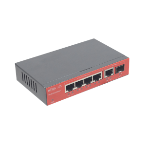 Коммутатор Wi-Tek WI-PCES306GF настраиваемый PoE 60Вт, порты 4 PoE GE + 1GE + 1SFP, Easy Smart