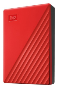 Жесткий диск WD Portable HDD 4TB My Passport WDBPKJ0040BRD-WESN 2,5" USB 3.0 red