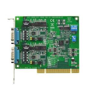 Объединительно-интерфейсные платы Advantech Universal PCI адаптер PCI-1602B-CE Advantech 2xRS-232/422/485 разъем DB9 Male / c защитой от перенапряжени