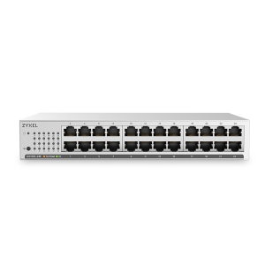 Коммутатор Web Smart L2 коммутатор Zyxel GS1100-24E, 24xRJ-45: 1G, rack 19", бесшумный