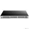 D-Link DGS-1250-52XMP/A1A Управляемый L2 коммутатор с 48 портами 10/100/1000Base-T и 4 портами 10GBase-X SFP+ (48 портов PoE 802.3af/at, PoE-бюджет 37