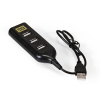Кабель Exegate EX293976RUS USB-Хаб (концентратор) DUB-42 (кабель-адаптер USB2.0 --> 4xUSB2.0, Plug&Play, черный)