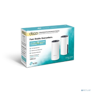 TP-Link Deco P9(2-pack) AC1200 + AV1000 Домашняя гибридная Mesh Wi-Fi система