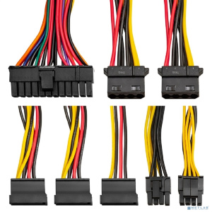 Exegate ES282068RUS Блок питания 550W ExeGate Special UNS550, ATX, 12cm fan, 24p+4p, 6/8p PCI-E, 3*SATA, 2*IDE, FDD