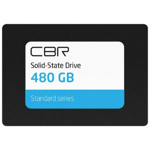 SSD CBR SSD-480GB-2.5-ST21, Внутренний SSD-накопитель, серия "Standard", 480 GB, 2.5", SATA III 6 Gbit/s, Phison PS3111-S11, 3D TLC NAND, R/W speed up to